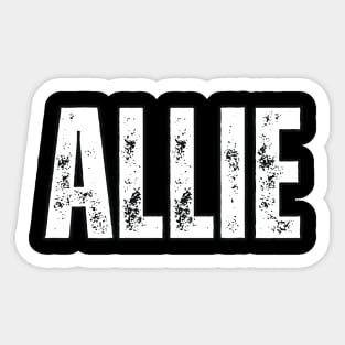 Allie Name Gift Birthday Holiday Anniversary Sticker